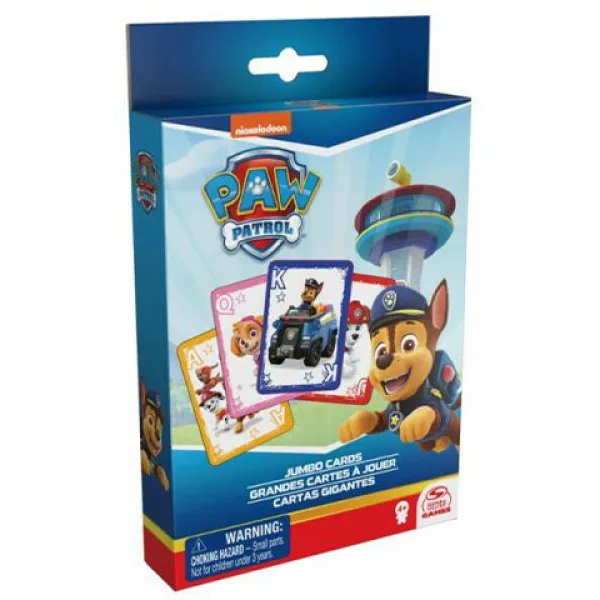 Paw Patrol Carte francesi Jumbo - Spin Master immagine 2