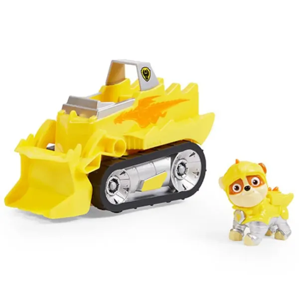 Paw Patrol Cavalieri: Veicolo deluxe di Rubble - Spin Master immagine 2