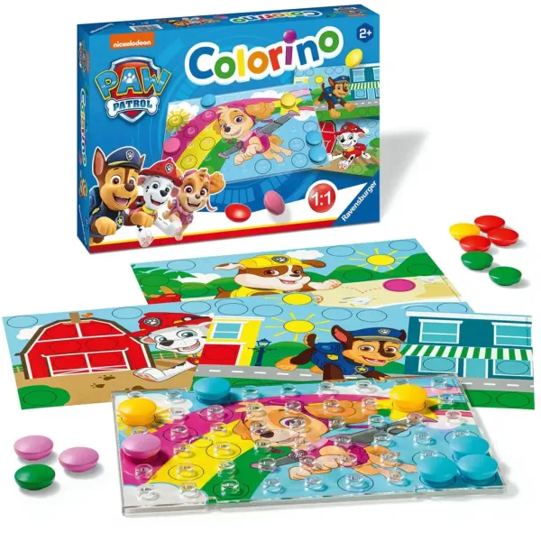 Paw Patrol Colorino gioco di creazione di immagini - Ravensburger immagine 1
