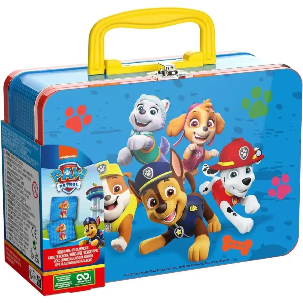 Paw Patrol: Gioco di memoria da 72 pezzi in valigetta di metallo - Spin Master immagine 2