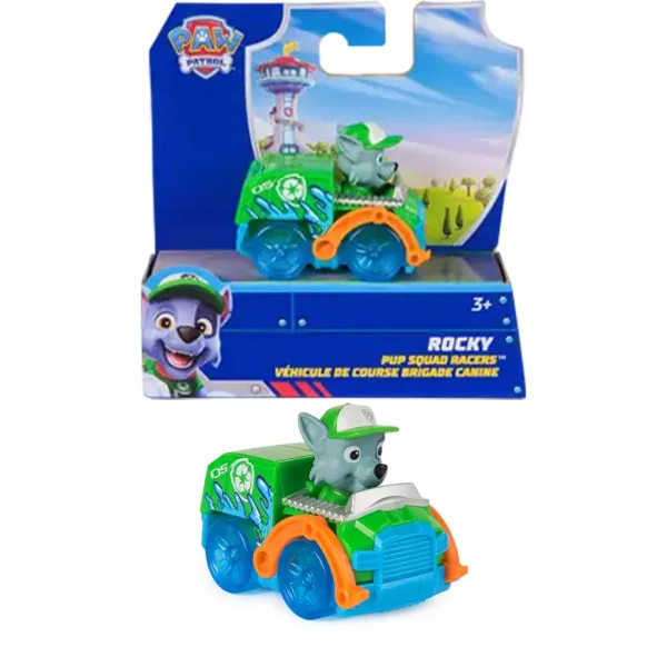 Paw Patrol: Pup Squad Racers - Mini veicolo di Rocky - Spin Master immagine 1