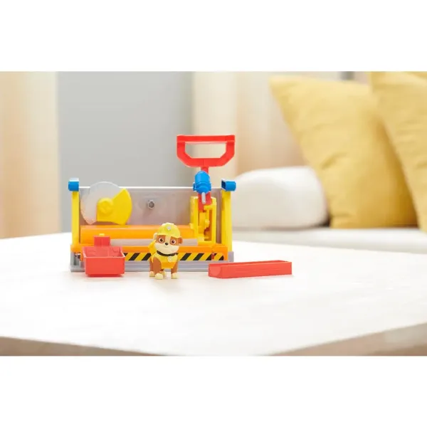 Paw Patrol: Rubble e la sua squadra - Set di gioco del cantiere di Rubble - Spin Master immagine 2