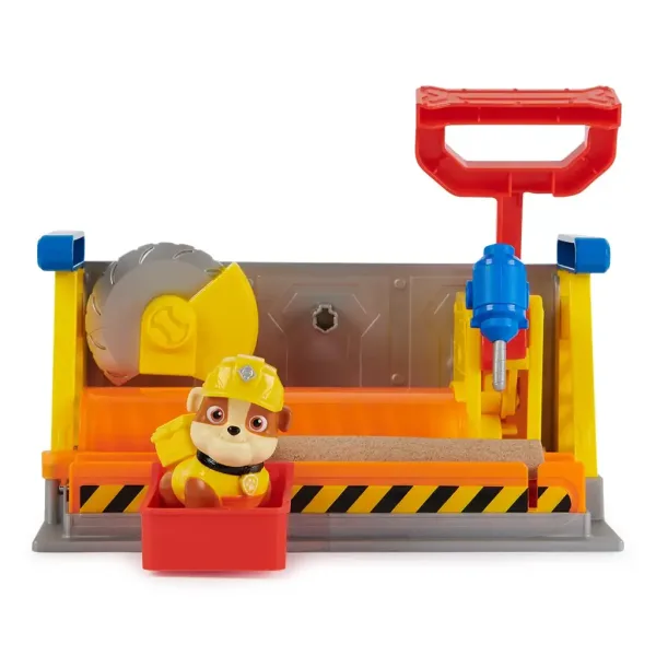 Paw Patrol: Rubble e la sua squadra - Set di gioco del cantiere di Rubble - Spin Master immagine 3