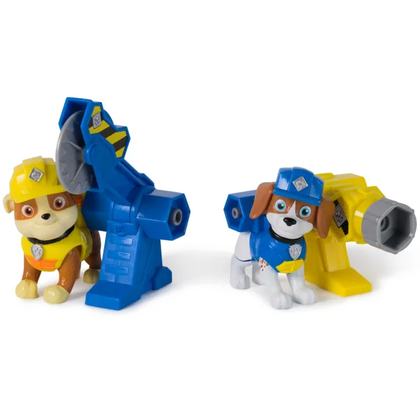 Paw Patrol: Rubble e la sua squadra Wheeler e i cuccioli di Rubble con attrezzi - Spin Master immagine 3