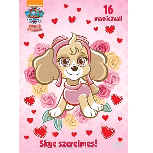 Paw Patrol: Skye è innamorata! Album da colorare con adesivi immagine 1