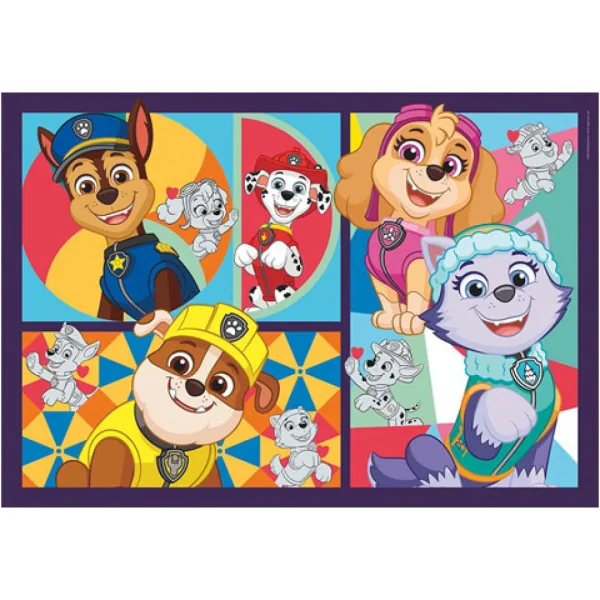 Paw Patrol Supercolor puzzle 30 pezzi - Clementoni immagine 2