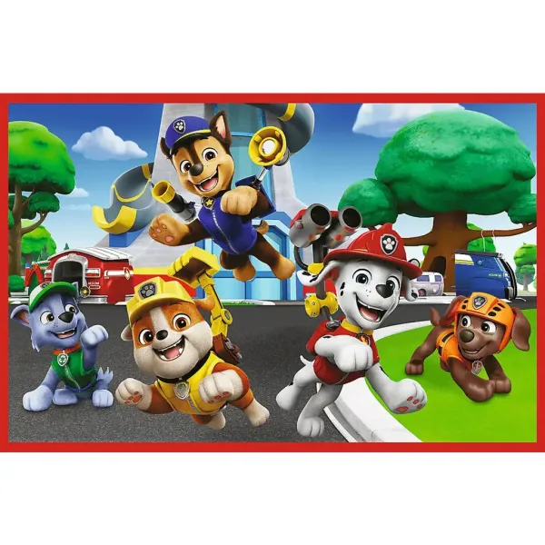 Paw Patrol un giorno di gioco puzzle 2x24 pezzi - Trefl immagine 3