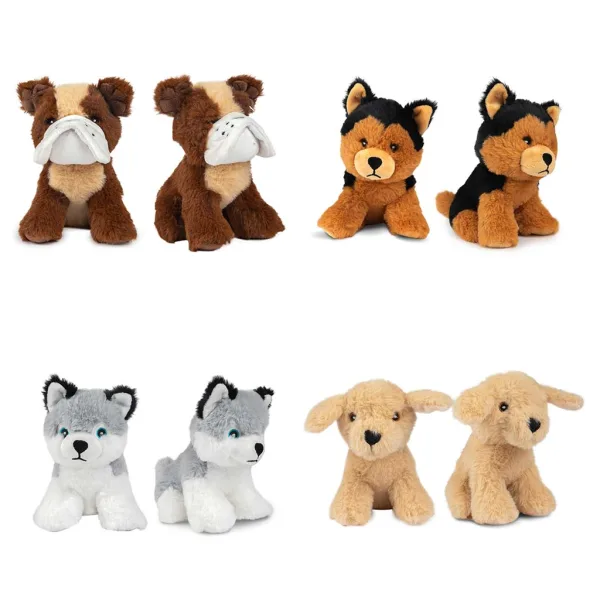 Peluche cagnolino carino 15 cm, disponibile in diverse varianti, 1 pz. immagine 2