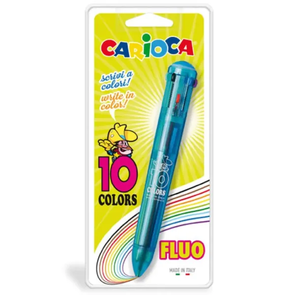 Penna a dieci colori - Carioca immagine 1