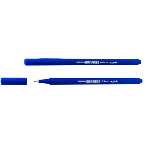 Pennarello a punta fine triangolare, colore blu, 0,4 mm - 722-B immagine 1
