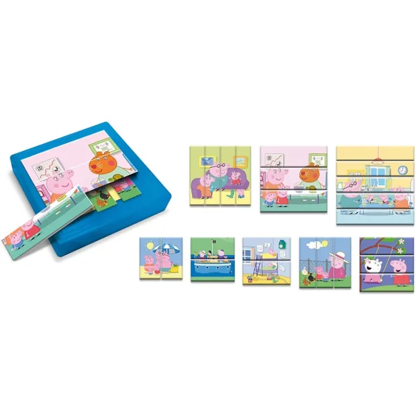 Peppa Pig 8 in 1 puzzle progressivo da 25 pezzi - Lisciani immagine 3