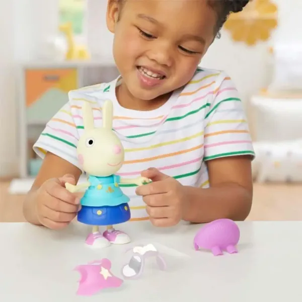 Peppa Pig: Rebecca vestita set di figure con accessori - Hasbro immagine 3