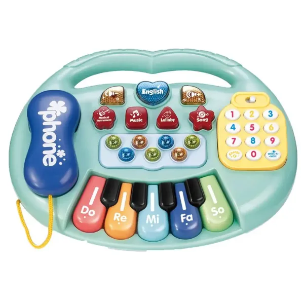 Pianoforte elettrico per bambini con luci e suoni, disponibile in due varianti, 1 pezzo immagine 3