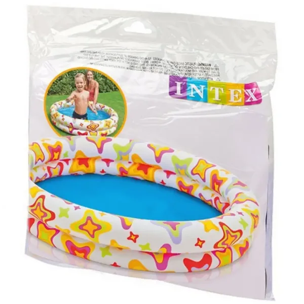 Piscina gonfiabile Circles Fun 122x25cm immagine 2