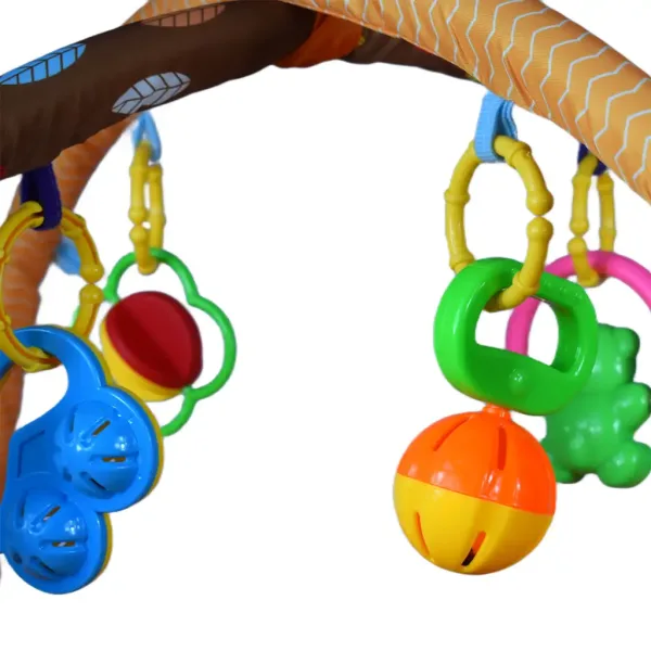 Piscina per bambini a forma di leone con palline e accessori 70x90cm immagine 5