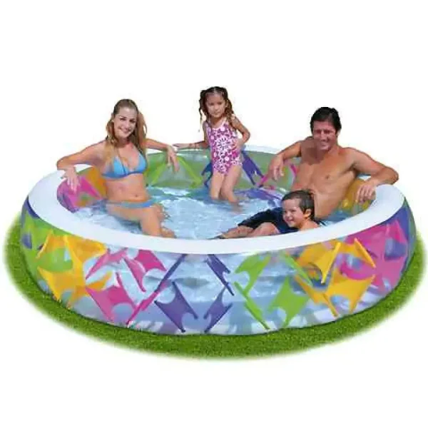 Piscina trasparente con elementi colorati - Intex immagine 1