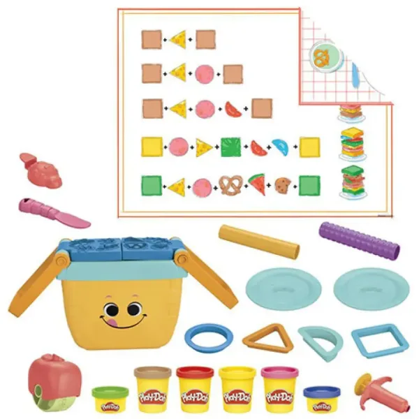 Play-Doh: Forme da picnic set per principianti con accessori - Hasbro immagine 4