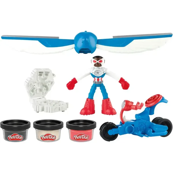 Play-Doh: Marvel Capitan America Moto Slicer set da gioco - Hasbro immagine 2