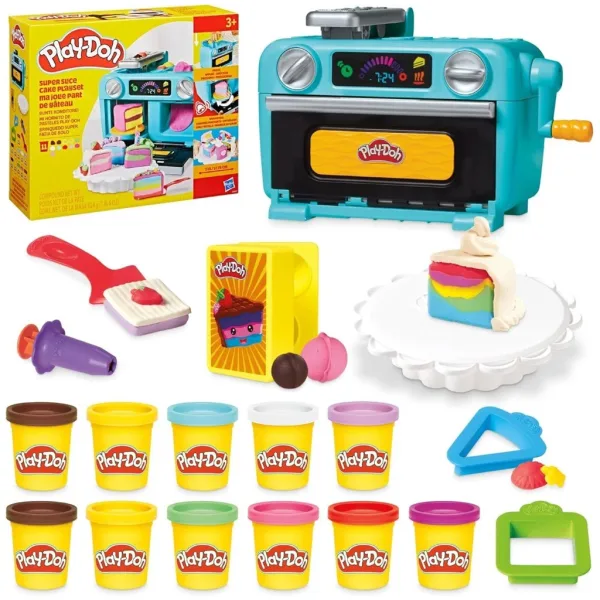 Play-Doh: Meraviglioso set di pasta modellabile Torta a Fette 624g - Hasbro immagine 2