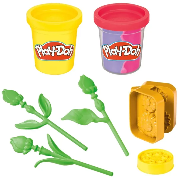Play-Doh: Piccoli fiori - Set di pasta modellabile girasole e margherita - Hasbro immagine 3