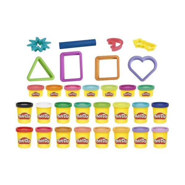 Play-Doh: Set con 23 vasetti di pasta modellabile e altri accessori - Hasbro immagine 2
