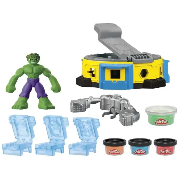 Play-Doh: Set da gioco Marvel Hulk Smash & Squish - Hasbro immagine 3