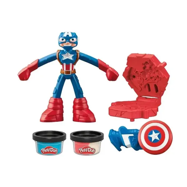 Play-Doh: Set di gioco Marvel Capitan America - Hasbro immagine 2