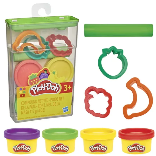 Play-Doh: Set di pasta da modellare in contenitore – con formine a forma di frutta - Hasbro immagine 1