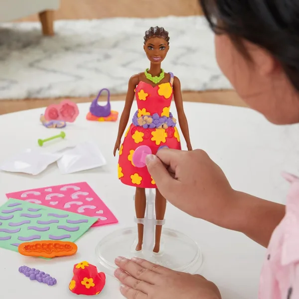 Play-Doh: Set di pasta modellabile Barbie fiori - Hasbro immagine 3
