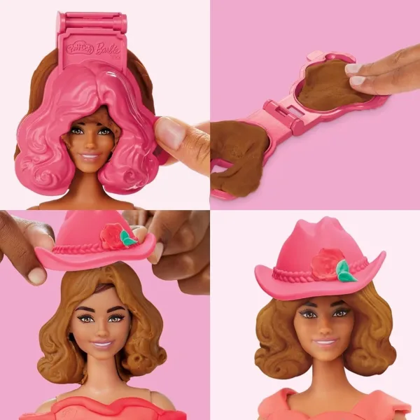 Play-Doh: Set di pasta modellabile Barbie fiori e frange - Hasbro immagine 3