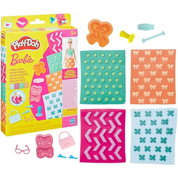 Play-Doh: Set di pasta modellabile Barbie per perline e fiocchi - Hasbro immagine 2