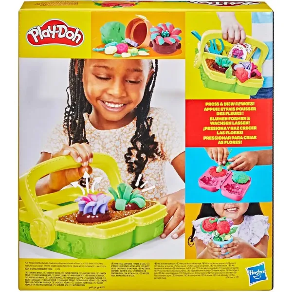 Play-Doh: Set di pasta modellabile Fiori che sbocciano - Hasbro immagine 5