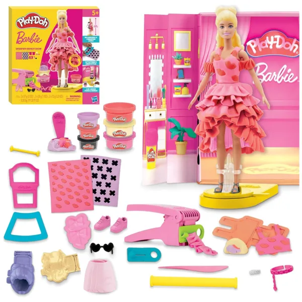 Play-Doh: Set di pasta modellabile sfilata di moda Barbie - Hasbro immagine 2