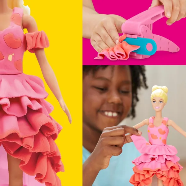 Play-Doh: Set di pasta modellabile sfilata di moda Barbie - Hasbro immagine 5