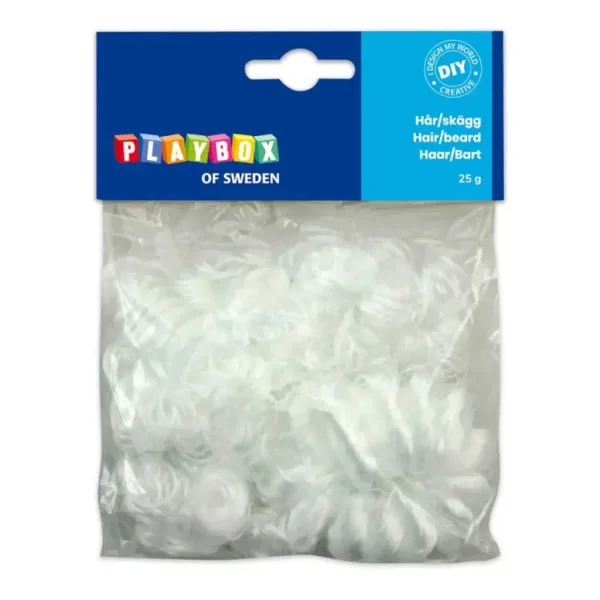 PlayBox: Capelli e barba di colore bianco 25g immagine 1