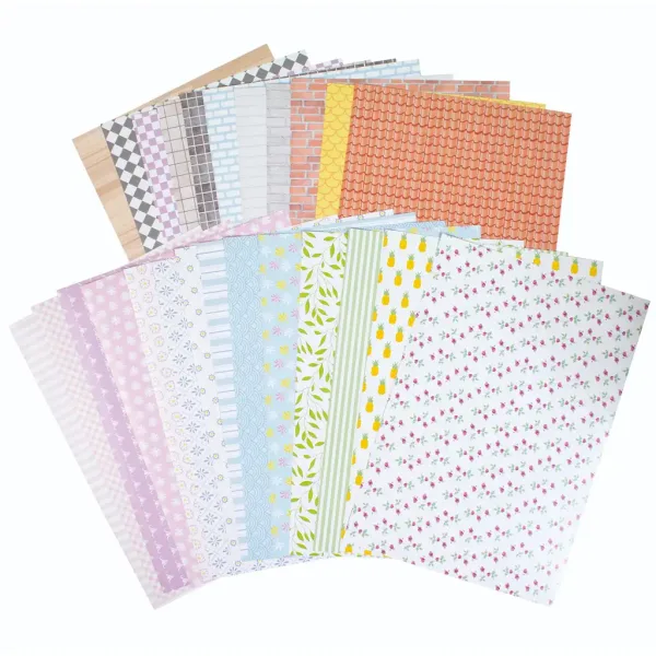 PlayBox: Carta decorativa con motivi, 25 fogli immagine 2