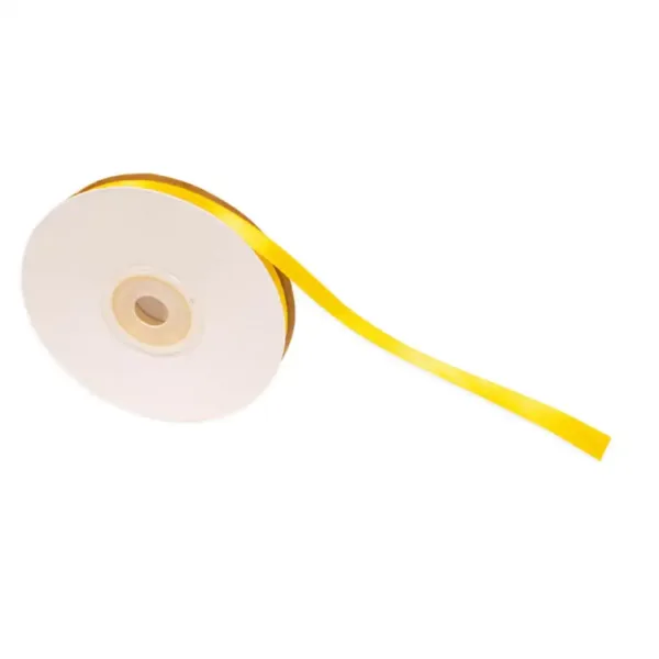 PlayBox: Nastro di raso colore giallo 10mm 30m immagine 1