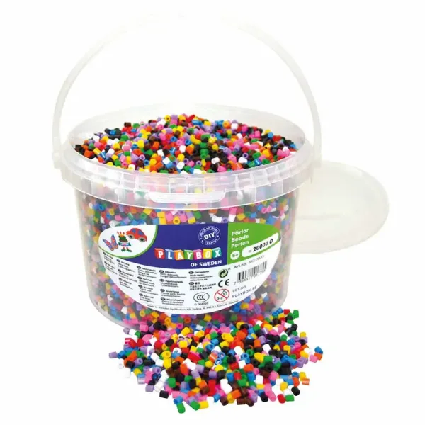 PlayBox: Perline MIDI da 5 mm da stirare, mix di 10 colori, 20.000 pezzi immagine 1