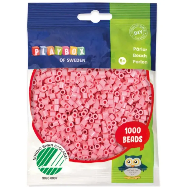 PlayBox: Perline MIDI da stirare da 5 mm, 1000 pezzi, colore rosa pastello immagine 1
