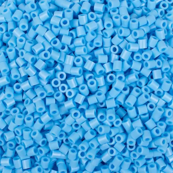 PlayBox: Perline da stirare MIDI da 5 mm colore azzurro confezione da 6000 pezzi immagine 2