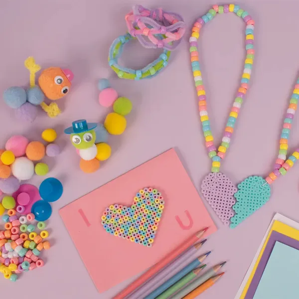 PlayBox: Set creativo di artigianato dai colori pastello immagine 1