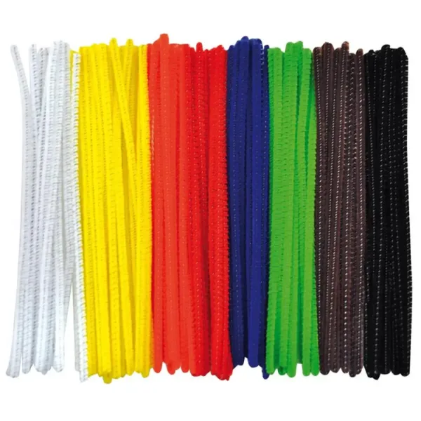 PlayBox: Set di 100 fili chenille colorati 0,3x15cm immagine 1