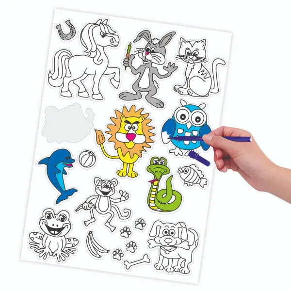 PlayBox: Set di 160 adesivi colorabili immagine 3