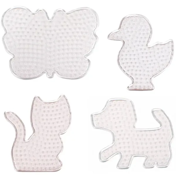 PlayBox: Set di 4 basi a tema animali per perline da stirare MIDI da 5 mm immagine 2