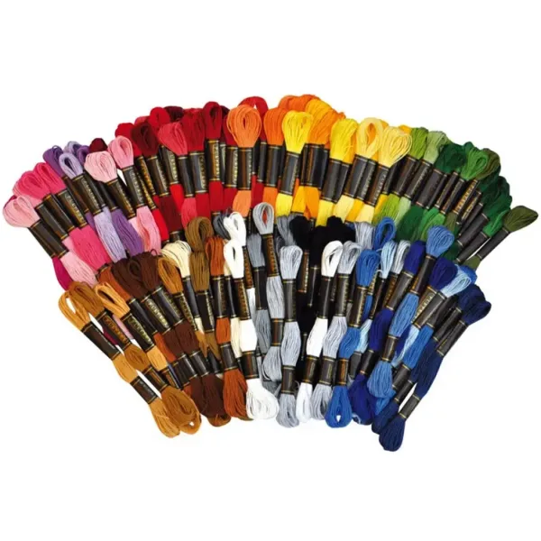 PlayBox: Set di fili da ricamo da 100 pezzi con 42 colori immagine 1