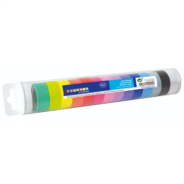 PlayBox: Set di nastri adesivi colorati da 14 pezzi immagine 1