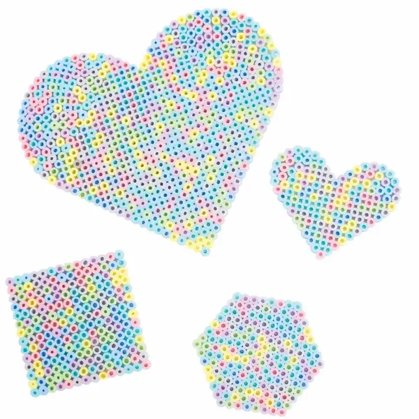 PlayBox: Set di perline da stirare MIDI pastello da 5 mm in secchio, confezione da 10.000 pezzi. immagine 4