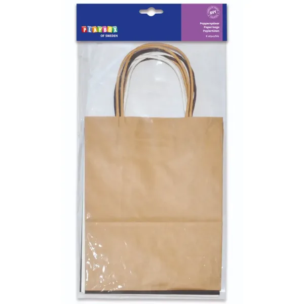 PlayBox: Set di sacchetti di carta in diversi colori 6 pezzi 19x24,5x10cm immagine 1