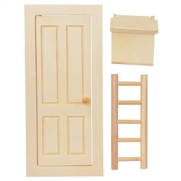 PlayBox: Set porta elfo mini con scala e cassetta postale immagine 2