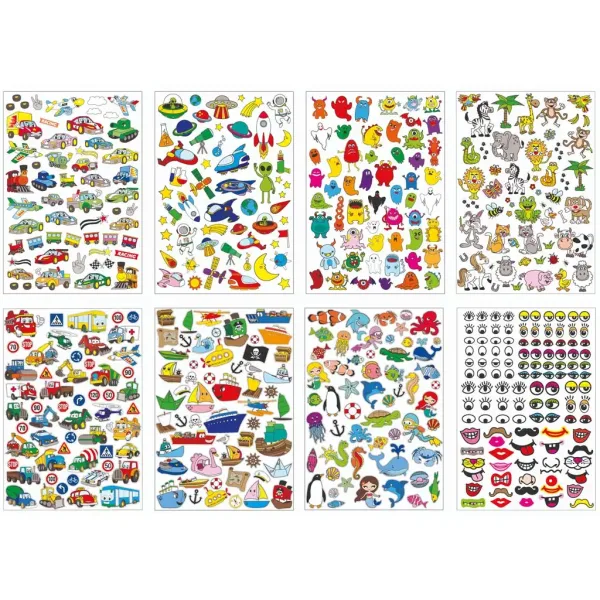 PlayBox: Veicoli set mega adesivi da 500 pezzi immagine 2
